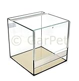 GarPet Glas Terrarium 30x30x30 Glasterrarium Belüftung Reptielien Fall Guillotine Tü