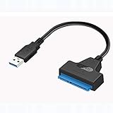 Neu USB 3.0 Sata-Kabel mit 22PIN USB 3.0-Adapter Unterstützung von bis zu 6 Gbit/s für 2,5 Zoll SSD/HDD Festplatte SSD 22-poliges mit Beleuchtung