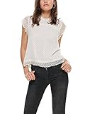 ONLY Damen Onlflora Capsl Top Wvn Noos Blouse, Cloud Dancer, 38 EU