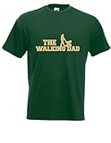 T-Shirt - The Walking Dad (Grün, L)