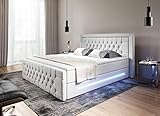 wohnenluxus Boxspringbett 180x200 Hamburg Lift Bettkasten Freie Farbw