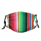Mexikanisches Muster Gesicht M-A-S-K Taschen-waschbare Gesichts-Bandanas Sturmhaube Wiederverwendbarer Stoff M-A-S-Ks Einstellbar mit F
