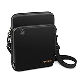 FINPAC Tasche Schutzhülle für iPad Pro 11' 2021, iPad Air 4 10,9', iPad 10,2', 10,5' iPad Air/iPad Pro, Galaxy Tab, 11-Zoll Tablet Tragetasche Schultertasche Zubehör Organisator Hülle, Schw