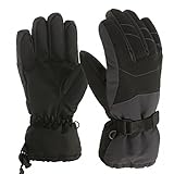 TIMIYUYU Ski Handschuhe Thermohandschuhe Winter Skihandschuh für Kinder Thermo warme Winterhandschuhe für Jungen und Mädchen von 12 bis 16 J