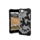 Urban Armor Gear Pathfinder Case kompatibel mit Apple iPhone SE Hülle [Wireless Charging kompatibel, Fallschutz nach Militärstandard, Ultra Slim Bumper] Midnig
