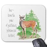 Mauspad mit seidenweicher Textiloberfl?che - Mouse Pad Paradise (antistatische Wirkung - perfekte Gleiteigenschaft PC / Computer Mousepad)-Tier Totem spirituelle Inspiration Ermutigung