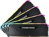 Corsair Vengeance RGB RS 32 GB (4 x 8 GB) DDR4 3.200MHz C16 Arbeitsspeicher (Dynamische RGB-Beleuchtung, Kompatibilität mit Intel X299, AMD TRX40 & Intel/AMD 300/400/500 Series) Schw