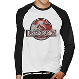 Jurassic Park III Spinosaurus Classic Logo Men's Baseball Long Sleeved T-S