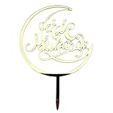 selfdepen Ramadan Dekorationen, Eid Mubarak, Ramadan Festival Dekoration, Holztafel Desktop Wandkunst DIY Briefe Home Decoration Ornamente, Ramadan Mubarak, Home Ramadan Crafts Dek