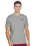 PUMA Herren ESS S Logo Tee T-Shirt, Medium Gray Heather, XXL