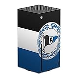 DeinDesign Skin kompatibel mit Microsoft Xbox Series X Folie Sticker Arminia Bielefeld Offizielles Lizenzproduk