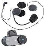 NavGear Motorrad Headsets: Universal-Headset für Motorradhelme, mit Bluetooth (Helm Kopfhörer)