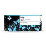 HP 728 Mattschwarz 300 ml Original Druckerpatrone (F9J68A) mit hoher Kapazität, HP Tinte für DesignJet T730 und T830 Großformatdrucker sowie den HP 729 DesignJet Druckkop