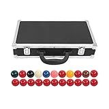 SXGKYY Billiard Ball Billard-Ball Snooker Set Billard-Ball Mit Einem Gehalt Aufbewahrungsbehälter-Typ 22 Bälle Billard Mit Einem Gehalt Box