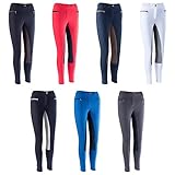 Unbekannt HKM by Reiterladen24 Damen 4057052199820 Reithose, Schwarz, Dunkelbraun, 50