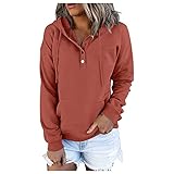 HHOP Damen Tops Sommer elegant Bluse Bordeaux Pyjama Damen Knopfleiste beige Oberteile Frauen Damen Pullover lang elegant Pyjama Damen Knopfleiste Damen Pullover sexy