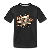 Pubertät Jahaa Teenie Rahmenlos® Teenager Premium T-Shirt, 146-152, Schw