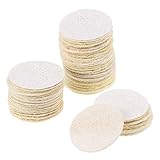 Frcolor Abschminkpads Make-Up Entferner Pads Luffa Pads Peeling Gesichtspads Wiederverwendbare Waschbar 50 Stück