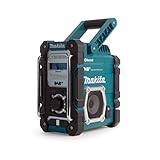 Makita DMR112 Akku-Baustellenradio 7,2 V - 18 V mit DAB+ und Bluetooth (ohne Akku, ohne Ladegerät), türk