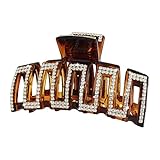 Righe e Pois - Zange 10 cm griechischer Strass, Schwarz , Einheitsgröß