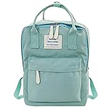 Damen Rucksack Handtaschen Weant Mode Vintage Canvas Schultaschen Anti-Diebstahl Tagesrucksack Rucksack für Uni Reisen Freizeit Job mit Laptopfach & Anti Diebstahl T