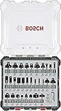 Bosch Professional 30tlg. Fräser Set (für Holz, für Oberfräsen mit 8 mm Schaft)