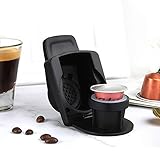 UNCOTARILY Nespresso Dolce Gusto Adapter, Wiederbefüllbare Kapsel-Adapter zum Nachfüllen Kaffeepads-Adapter für Espresso-Kapseln Kompatib