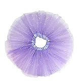 SOIMISS Mädchen Tutu Rock Tüll Glitter Star Prinzessin Ballett Kleid Ballett Tanzen Kleid Geburtstag Party Kostüm für Kleinkind Mädchen Kid L