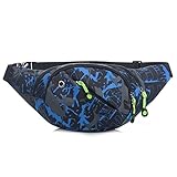 Stylisch Umhängetasche Bauchtasche Gürteltasche, Mode wasserdicht schlank Fanny Hüfttasche Fitness Workout Übung Handytasche Tasche zum Laufen Radfahren Wandern Wandern Radfahren Gürteltasche Reise fü