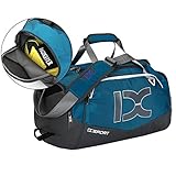 carinacoco Sporttasche Mit Schuhfach Gym Bag Wasserdicht Mit Nassfach Trainingstasche Groß Sporttaschen Sport Taschen Trocken Nass Trennung Schwimmtasche Fitnesstasche (Blau)