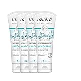 lavera Neutral Handcreme mit Bio-Nachtkerze & Bio-Sheabutter, speziell für empfindliche Haut und Neurodermitiker geeignet 4x50