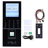 Mitarbeiter-Stempeluhr, ABS-Kunststoff 12V 2A Wiegand26 Signalzugangskontrolle Große Kapazität für Fabrik für Büro für Hotel für S