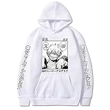 NC Herren Herbst- Und Wintermode Einfach Bequem Und Großzügig My Hero Academia Print Kapuzensportpullover XL
