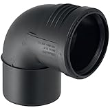 Geberit 390224141 Bogen Silent-PP mit Muffe, 87.5 Grad DN 50