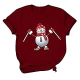 Weihnachten Sweatshirt Jacke Damen lässige t Shirts Damen modetalente t Shirt lässige Oberteile Damen Pullover beige Damen Shirt Damen Sommer Pullover Sale ausgefallene Tunik