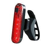 Bike Fahrradlicht Set USB Fahrrad Licht wasserdichte Fahrradbeleuchtung StVZO zugelassenes Fahrradlampe und Rücklicht LED Hinterlampe Lamp