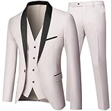 Zaiyi Business Herren Herbst Hochzeit 3 ​​stück Set Herren Blazer Mantel Hosen Und Weste Mode Slim Fit Anzug mi se XXL