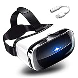 YDK Universelles Virtual-Reality-Headset, VR-Headset-Brille geeignet für Filme und VR-Spiele, 3D-VR-Brille, geeignet für Android- und IOS-Sy