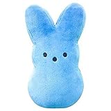 GRTG 1 Stück Osterhase guckt Häschen Plüschtier Sexy Cute Rabbit Simulation Kuscheltierpuppe für Kinder Kinder Weiche Kissen Geschenke dunkelb