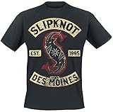 Slipknot Iowa des Moines Männer T-Shirt schwarz XXL 100% Baumwolle Band-Merch, B