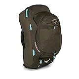 Osprey Fairview 55 Reisetasche für Frauen, mit abnehmbarem 13-Liter-TagesrucksackReisetasche für Frauen, mit abnehmbarem 13-Liter-Tagesrucksack - Misty Grey (WS/WM)