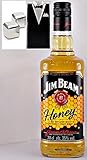 Jim Beam Honey Whiskeylikör + 2 Whisky Kühlsteine E