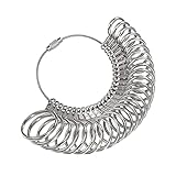 Haop RinggrößEn-Bestimmer Fingerring MessgeräT Metall RinggrößEn Messwerkzeug Zum Messen RinggrößE Juwelie MessgeräT Ring Gauge Stick Ringmaß Set FüR Durchmesser Von Ringen Neue Ring Damen Und H