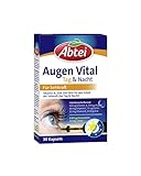 Abtei Augen Vital Tag und Nacht - Hochdosiertes Nahrungsergänzungsmittel zur Unterstützung des Erhalts der Sehkraft - mit Vitamin A, B2 C und E, Zink, und DHA - 1 x 30 Kap