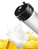 Bierschäumer, KUTAO Tragbarer Ultraschall-Dosenbierschäumer, batteriebetriebener Bierschäumer, abwaschbarer Schaumerzeuger für Familie/Outdoor/Partys/Bars/H