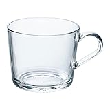 Ikea 365+ Set Kaffeetasse/Teebecher MIT Korkuntersetzer - spülmaschinenfest - Kaffeebecher aus Pozellan oder Teetasse aus Glas - versch. Größen (transparent - Glas, 240 ml)