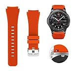 ZNQPLF 22mm Silikonband für Samsung Galaxy Watch 46mm Sportgurt für Samsung Getriebe S3 Frontier/Klassische Uhr (Color : Red, Size : for Galaxy 46mm)