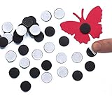 Baker Ross EC1303 Selbstklebende Mini-Magnete - zum Basteln für Kinder - toll als Dekoration und ein Muss im Bastelbedarf - 150 Stück