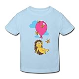 Spreadshirt Der Kleine Drache Kokosnuss Matilda Luftballon Kinder Bio-T-Shirt, 122-128, Hellb