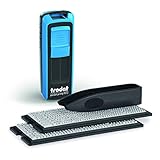 Trodat Pocket Printy 9512 Typomatic – Stempel mit Buchstaben zum Selber Setzen, 4-Zeilig